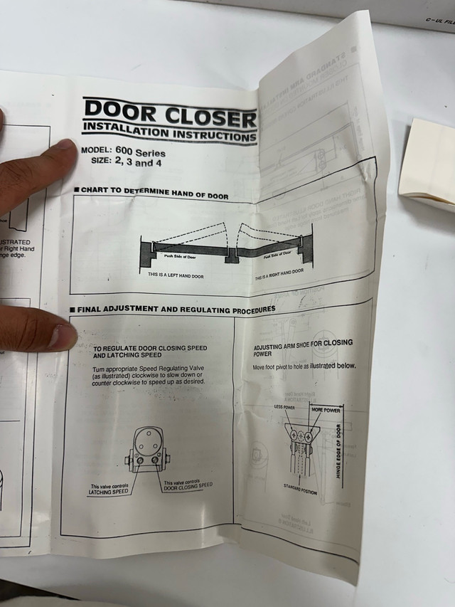 Brand New Heavy Duty Door Closers – UL Listed – $60 Each - photo 3