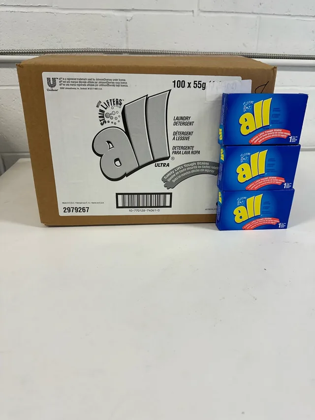 All Ultra Laundry Detergent box of 100 packs thumbnail