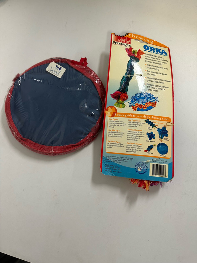 Brand New Dog Bowl & Chew Toy Bundle, Portable & Durable - photo 2
