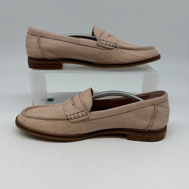 Sperry Croc-Embossed Leather Loafers – Size 9 (New) - photo 3