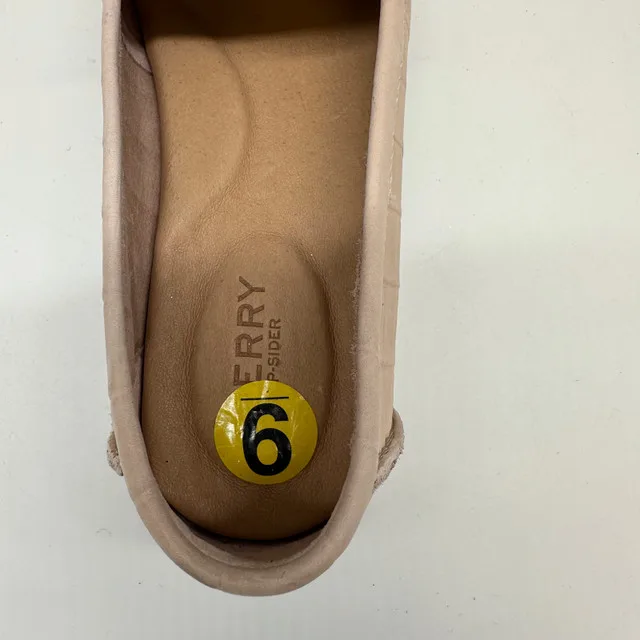 Sperry Croc-Embossed Leather Loafers – Size 9 (New) image indicator(5)