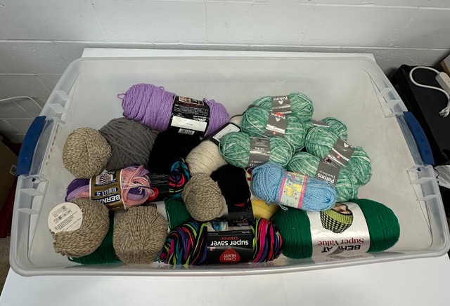 Lot of Yarn – Mixed Brands & Colors