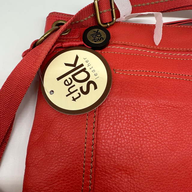 The Sak Red Genuine Leather Crossbody Bag – New with Tags - photo 3