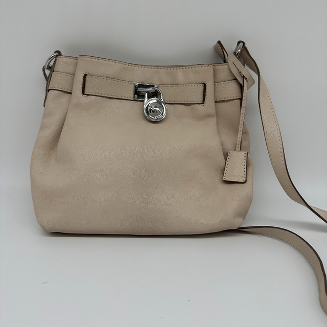 Michael Kors bag leather vanilla shoulder satchel - photo 2