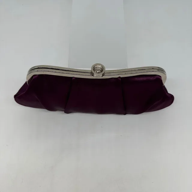Brand new Bellezza Purple Clutch with Chain image indicator(3)