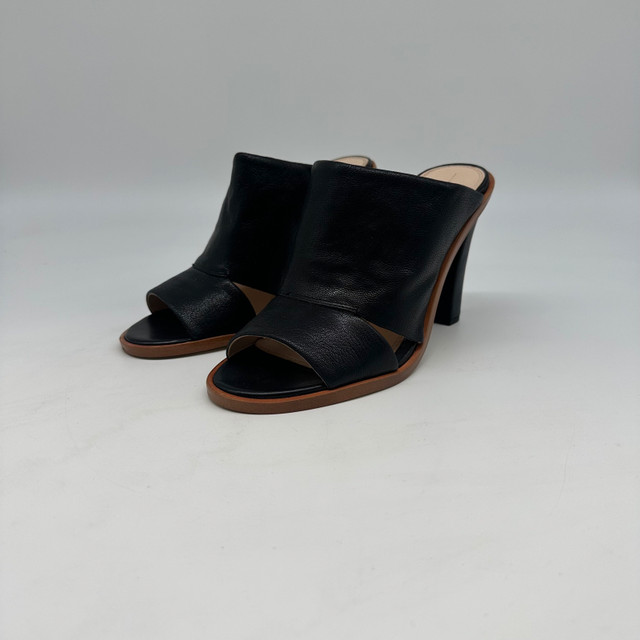Banana Republic Leather Heeled Mules - Size 8
