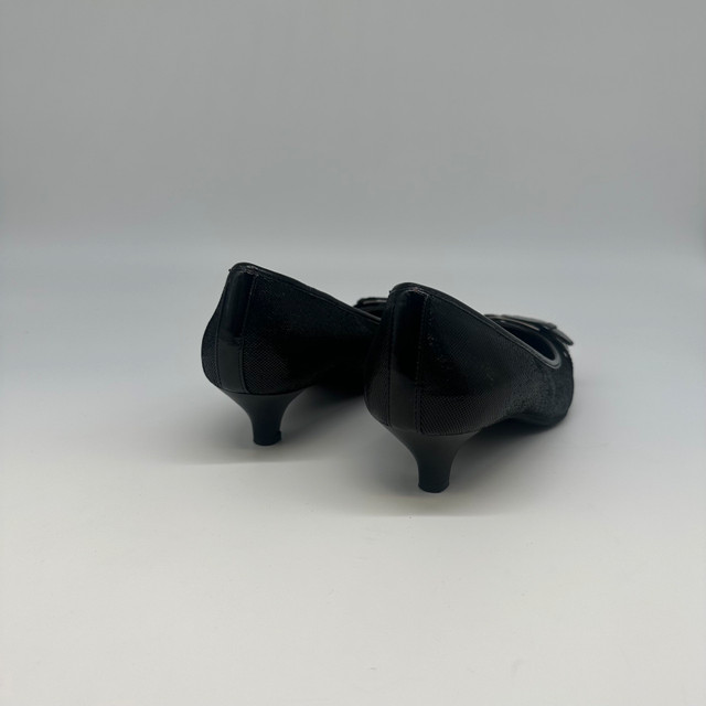 Anne Klein iFlex Black Pointed Toe Kitten Heels – New - photo 2