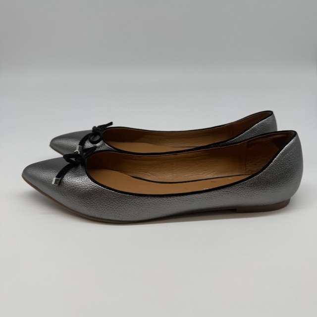 Franco Sarto Silver Ballet Flats - Size 9 (like new) - photo 2