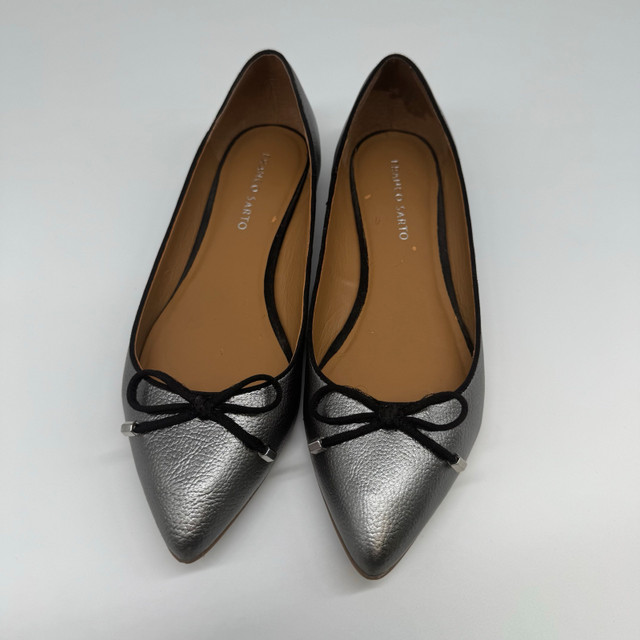 Franco Sarto Silver Ballet Flats - Size 9 (like new) - photo 4