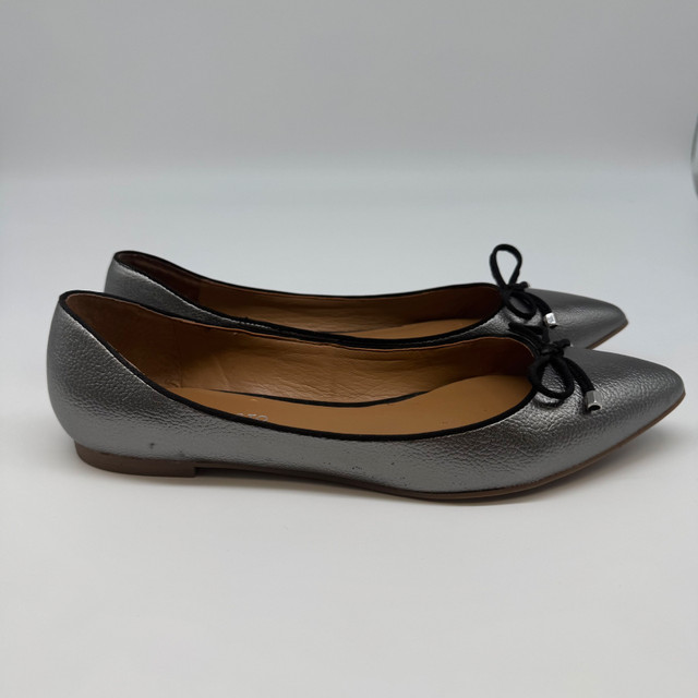 Franco Sarto Silver Ballet Flats - Size 9 (like new) - photo 5