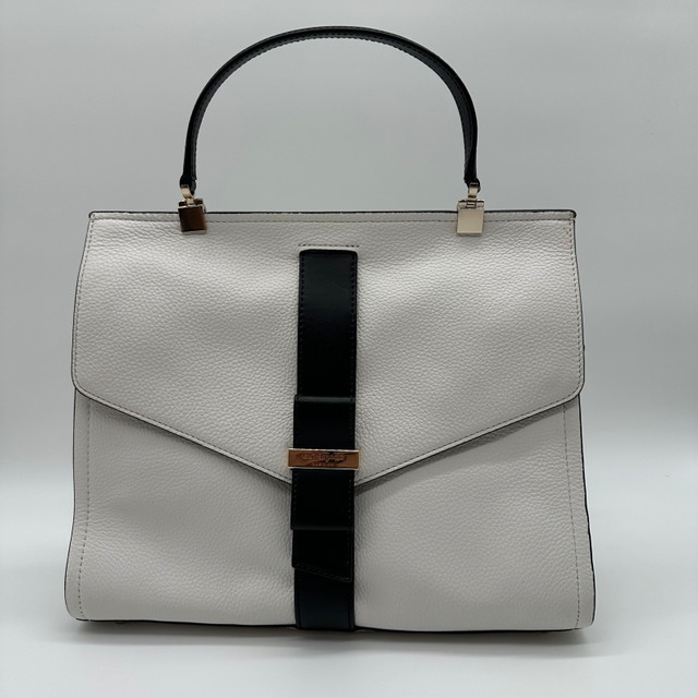 Kate Spade Satchel Handbag - White & Black Leather - photo 2