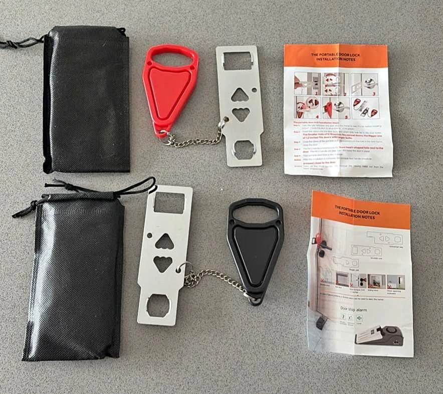 2x Portable Door Locks