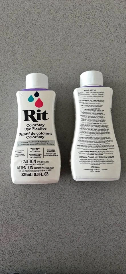 Rit ColorStay Dye Fixative (2 bottles)