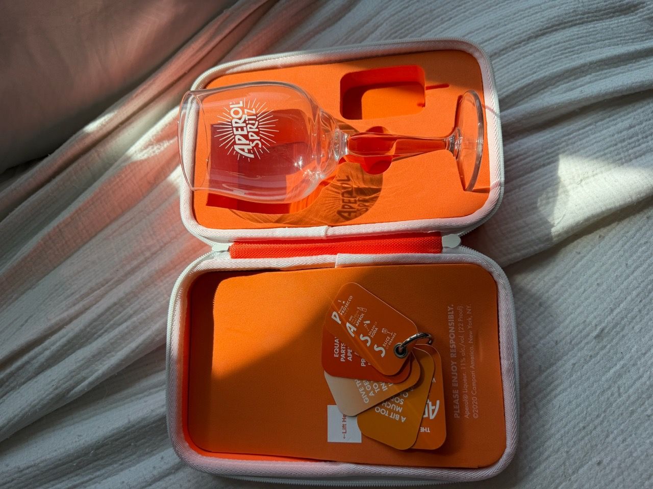 Aperol Spritz Glass with Travel Case - photo 3
