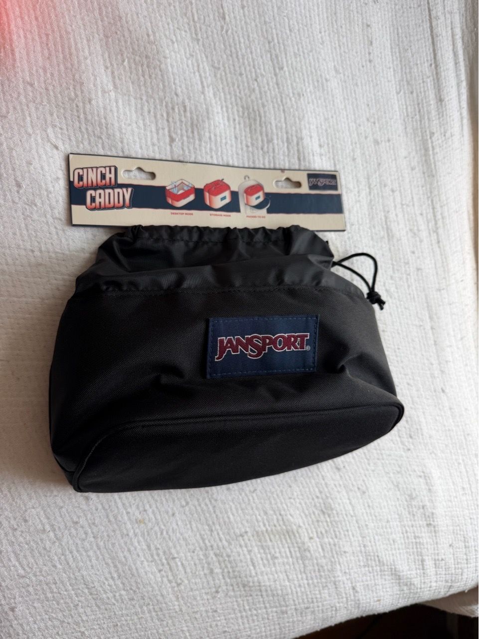 JanSport Cinch Caddy Black Pouch