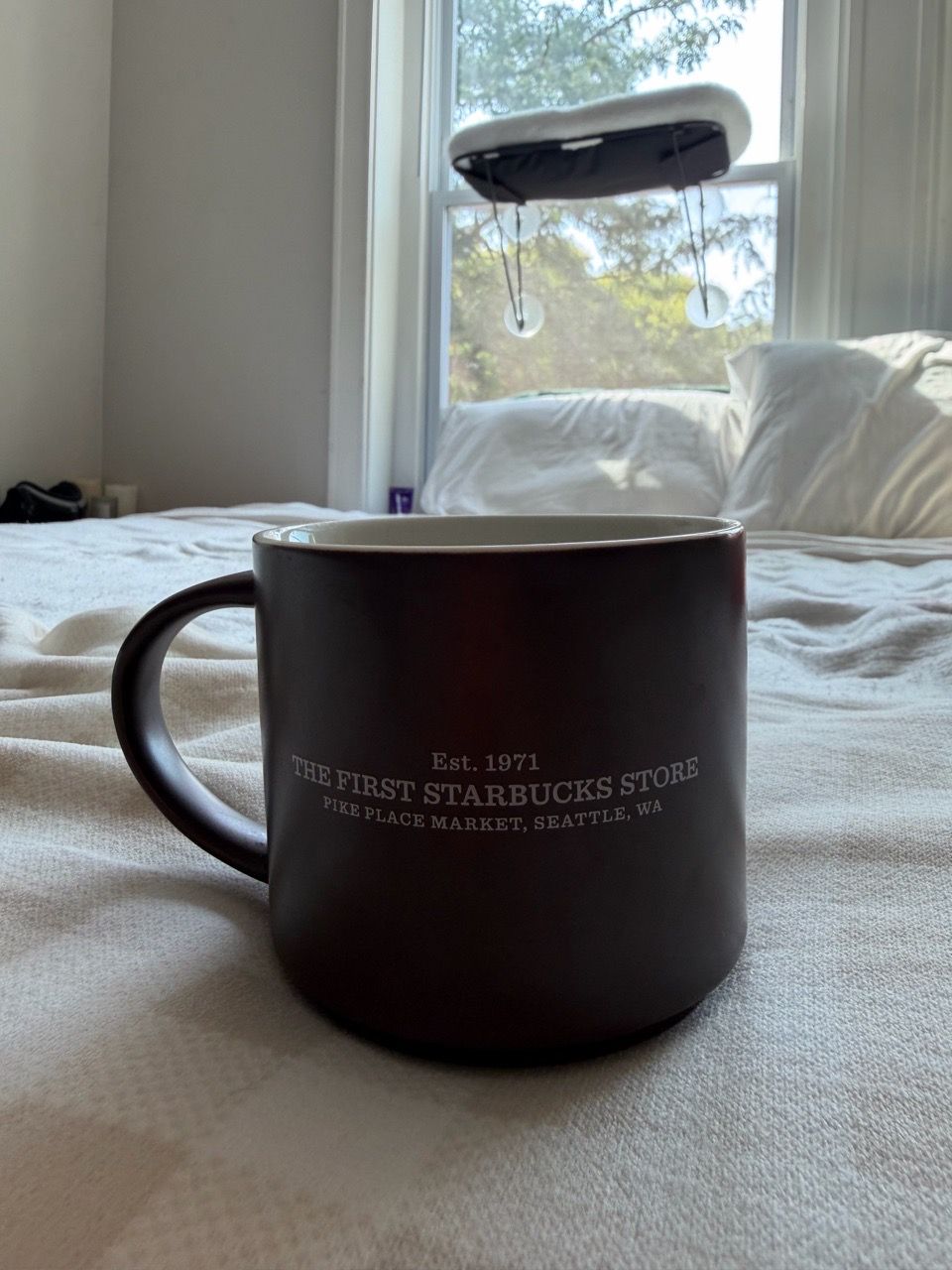 Starbucks Vintage Logo Ceramic Coffee Mug - photo 2