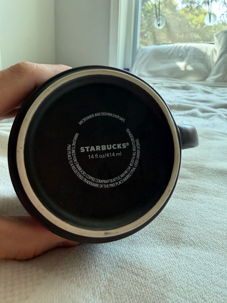 Starbucks Vintage Logo Ceramic Coffee Mug - photo 3