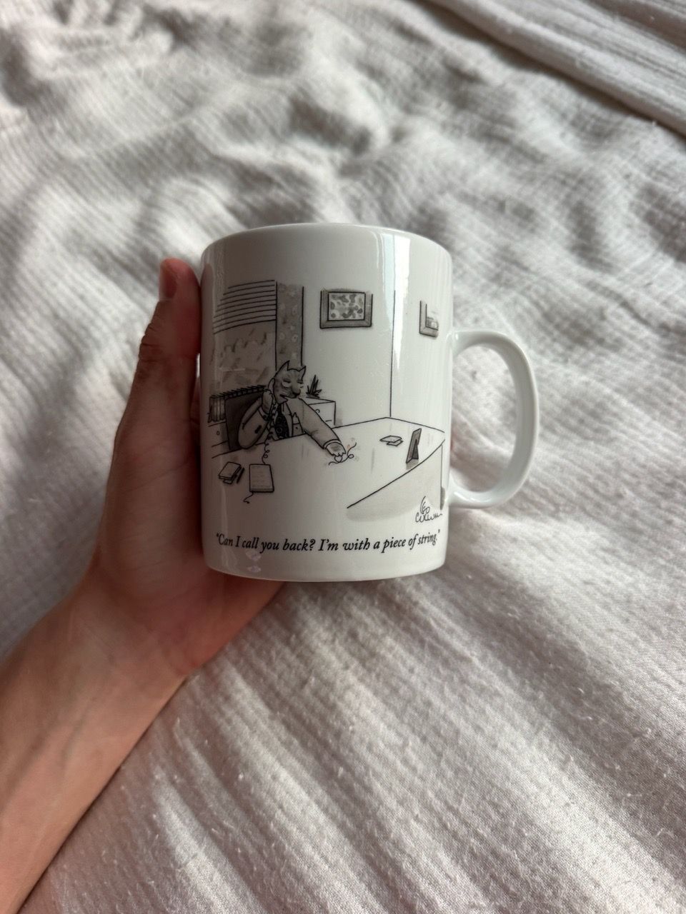 New Yorker Cat Coffee Mug