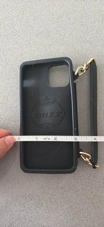 Silicone black purse phone case - photo 2