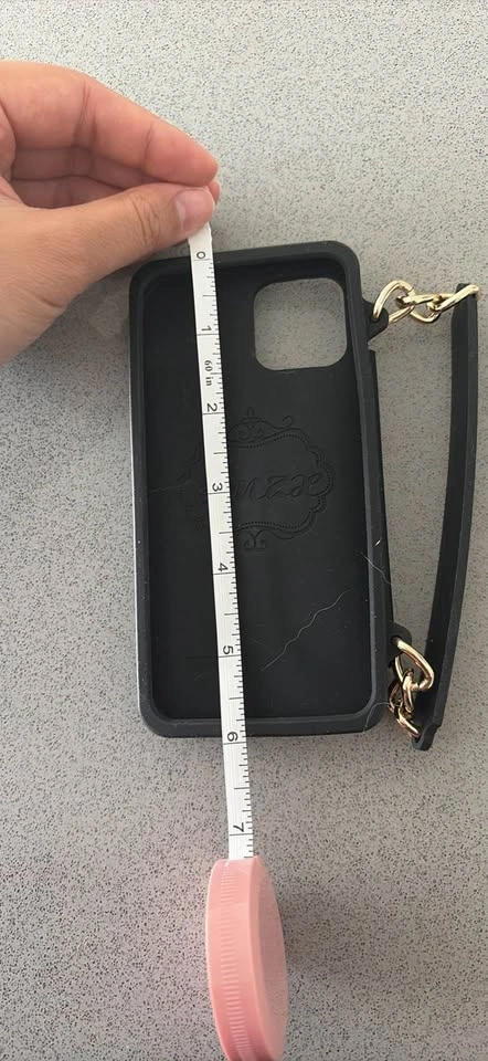 Silicone black purse phone case - photo 3