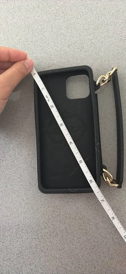 Silicone black purse phone case - photo 4