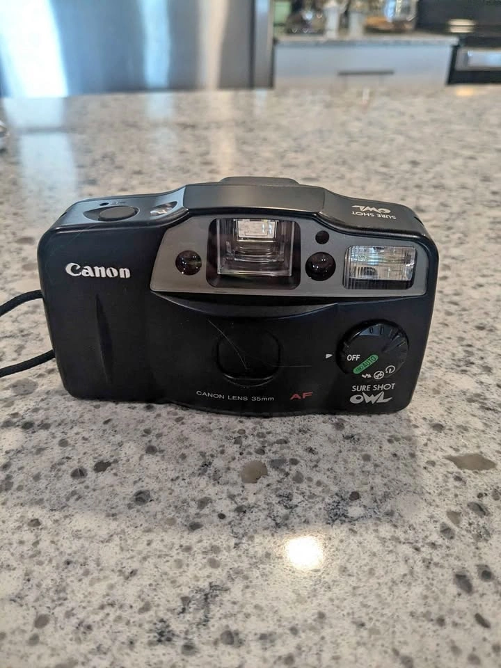 Canon Sure Shot Owl 35mm Film Camera