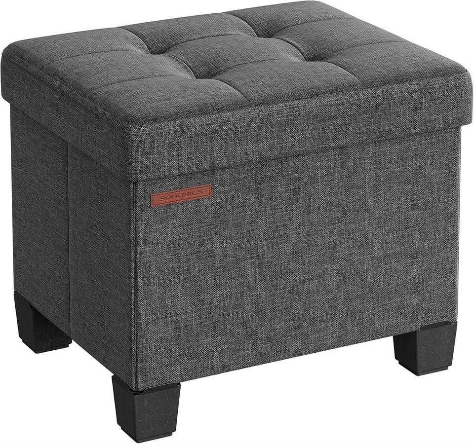 Small Ottoman Foot Rest with Legs - photo 2