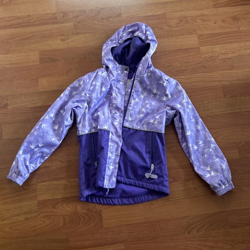 Girls Rain Jacket Shell 7-8 years old with Pockets