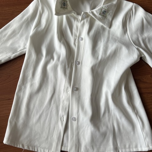 white collared shirt Kids - photo 4