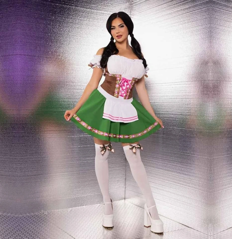 Beer Maiden costume for Oktoberfest, Halloween - photo 4