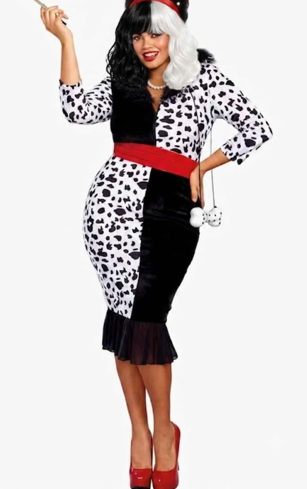 Brand New Cruella De Vil Costume Set — Complete Look (M–XL) - photo 2