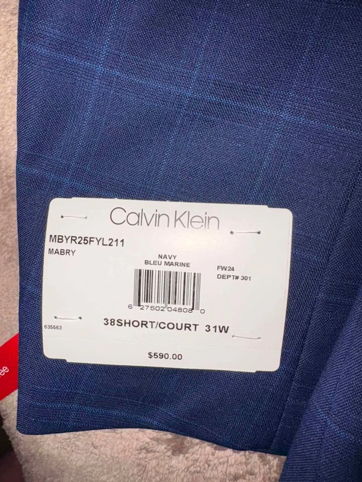 Calvin Klein Mabry Slim Fit Suit 38S / 31W - photo 4