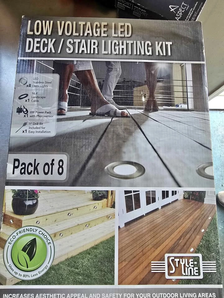 Style-Line Low Voltage LED Deck / Stair Lighting Kit