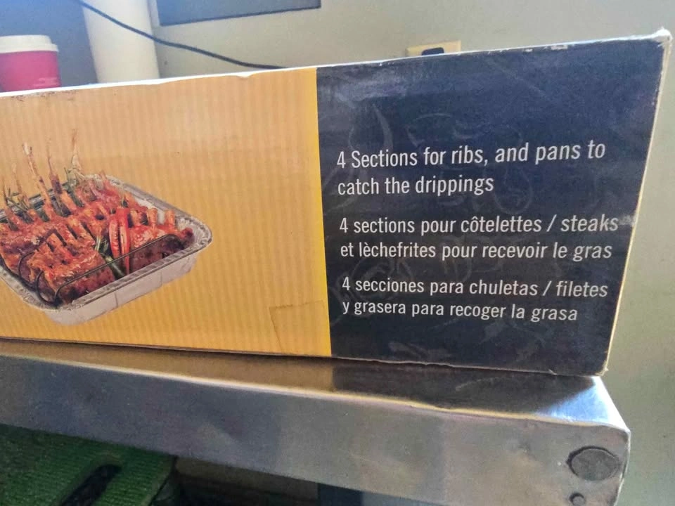 GrillPro Non Stick Rib Rack with Pans - photo 2
