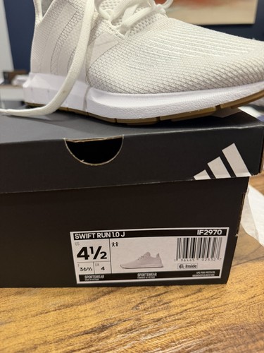 Size 4.5 Youth - Adidas Swift Run White Gum - photo 3