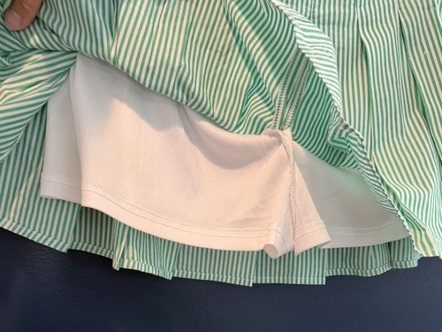 Akira Juniors Tennis Skort NWT Striped Athletic Skirt Size M - photo 5