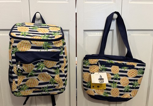 Set Of 2 Matching Coolers-Full Size Insulated BACKPACK & Shoulde - photo 2