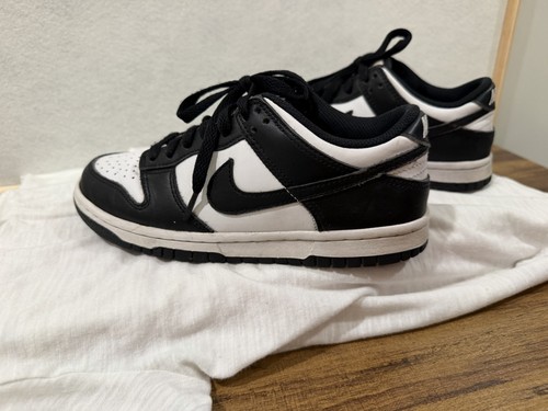 Nike Dunk Low Panda Black & White CW1590-100 Shoes Boys Size 4.5 - photo 2