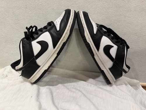 Nike Dunk Low Panda Black & White CW1590-100 Shoes Boys Size 4.5 - photo 5