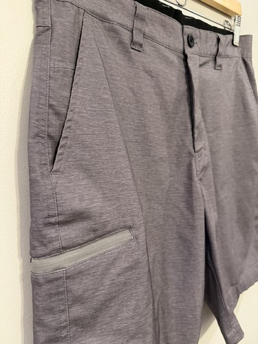 Polyester-spandex men's performance shorts, size 30 - photo 2