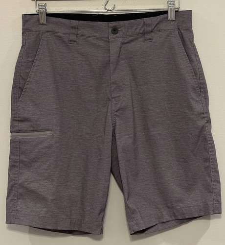 Polyester-spandex men's performance shorts, size 30 - photo 5