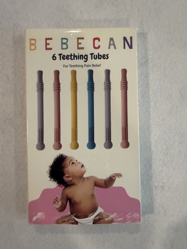 Bebecan Teething Tubes Multicolor BPA Free Baby Toy Set