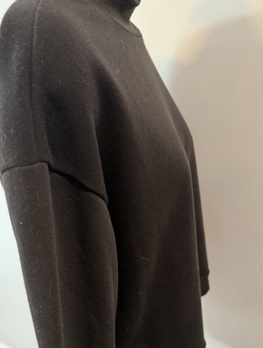 Women’s Black Small Cotton blend sweatshirt, Jolie & Joy
