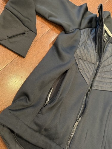 Kids All in Motion Full Zip Jacket in Black Size 10-12 - photo 4