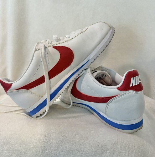 Nike Cortez Forrest Gump Sneakers White Varsity Red Size 8 - photo 4
