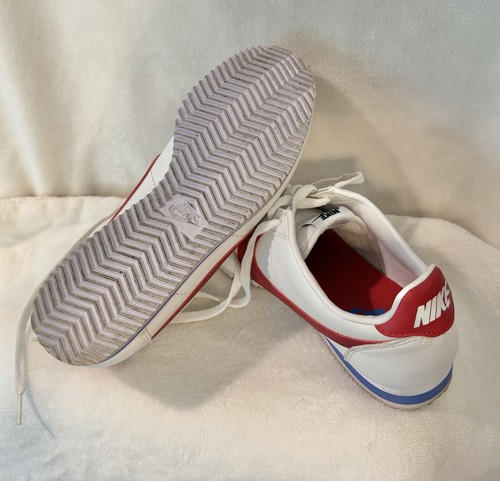 Nike Cortez Forrest Gump Sneakers White Varsity Red Size 8 - photo 5