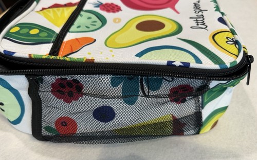 Little Spoon Insulated Lunch Bag W/ Fruit & Vegetable Print - photo 3