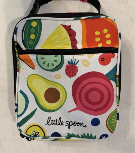 Little Spoon Insulated Lunch Bag W/ Fruit & Vegetable Print - photo 5