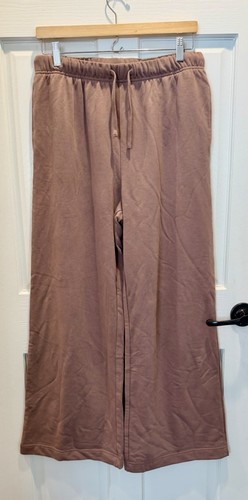 NEW Women's H&M Mauve Wide Leg Sweatpants, MEDIUM