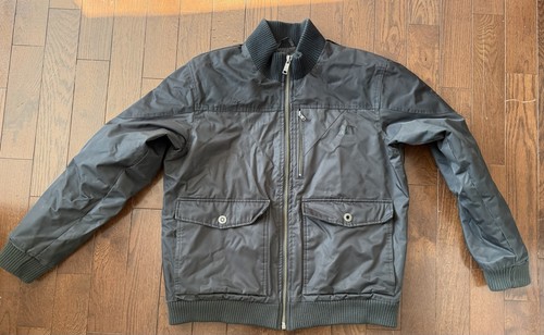Men’s Black Polyester bomber jacket, CAT (Caterpillar) workwear